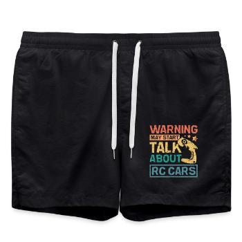May start talk bout rc cars - Badeshorts - Schwarz - Vorne - AI Model Male 185 light (185cm)