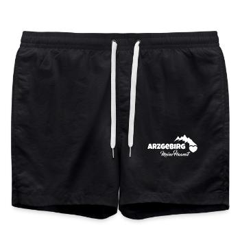 Arzgebirg meine Haamit - Badeshorts - Schwarz - Vorne - AI Model Male 185 light (185cm)