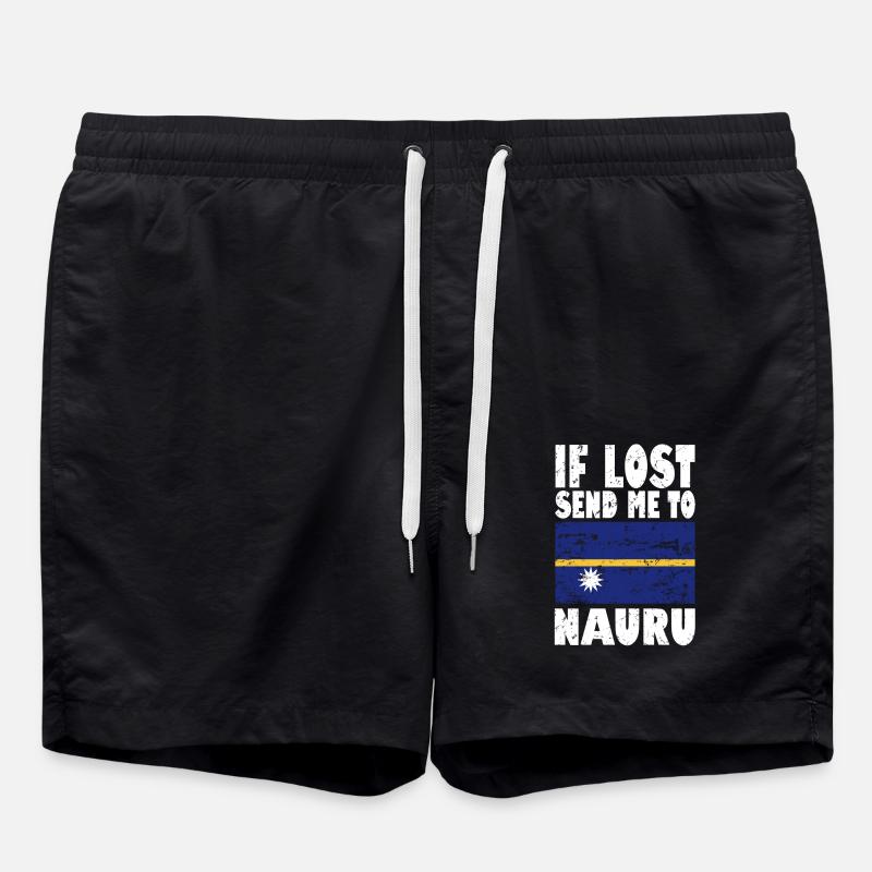 Drapeau de Nauru - Short de bain - noir