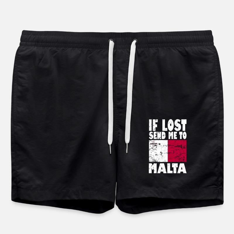 Drapeau de Malte - Short de bain - noir