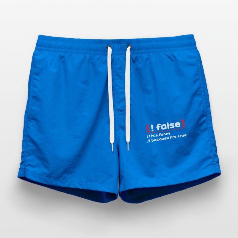 Programmer Programming Software Coding Encoder Swim Trunks