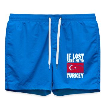 Drapeau de la Turquie - Short de bain - cobalt blue - Devant