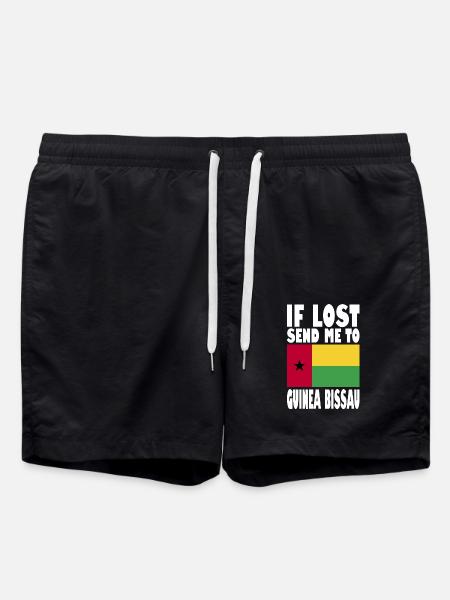 Drapeau de la Guinée-Bissau - Short de bain - noir