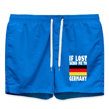 Slogan du drapeau allemand - Short de bain - cobalt blue - Devant