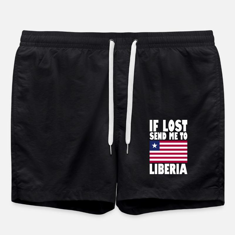 Drapeau de la Libye - Short de bain - noir