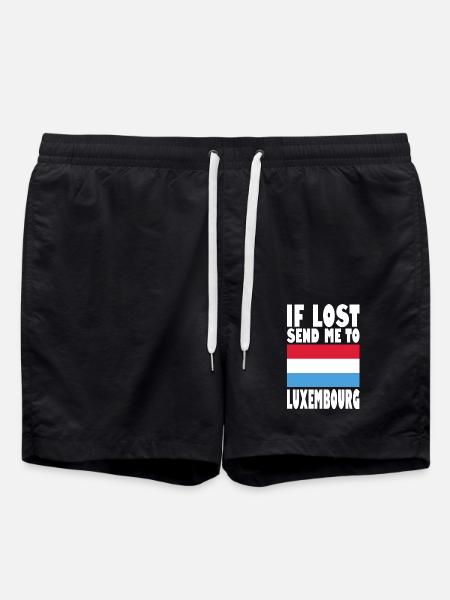 Drapeau luxembourgeois - Short de bain - noir