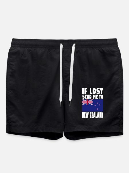 Drapeau néo-zélandais - Short de bain - noir