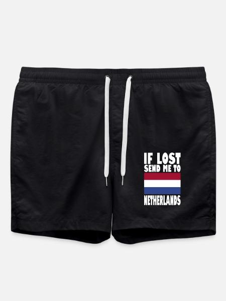 Drapeau des Pays-Bas - Short de bain - noir