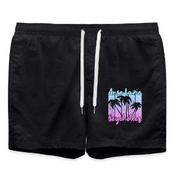 Anse Lazio Seychelles - Badeshorts - Schwarz - Vorne - AI Model Male 185 light (185cm)