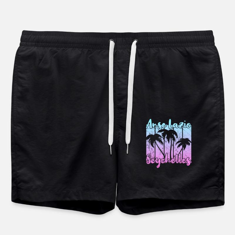 Anse Lazio Seychelles - Swim Trunks - black