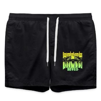 Baia do Sancho - Brazil - Badeshorts - Schwarz - Vorne - AI Model Male 185 light (185cm)