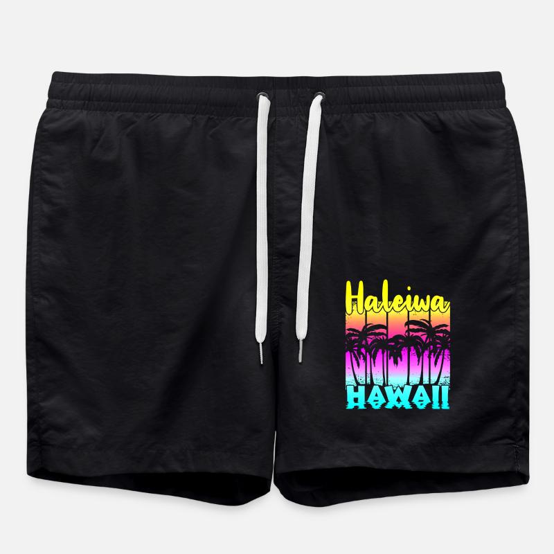 Haleiwa Hawaï - Short de bain - noir
