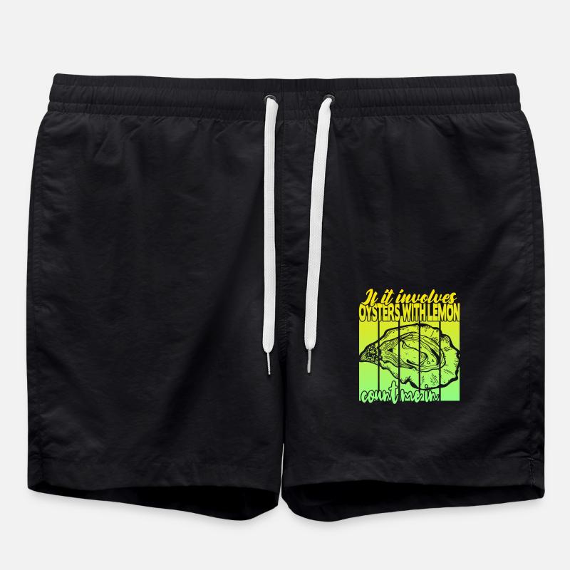 Huîtres au citron - Short de bain - noir