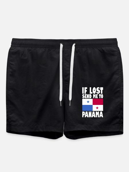 Drapeau du Panama - Short de bain - noir