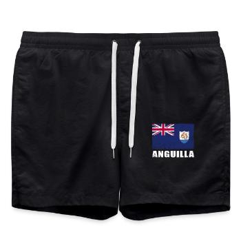 Adscharien Flagge Grunge Adscharien Fahne - Badeshorts - Schwarz - Vorne - AI Model Male 185 light (185cm)