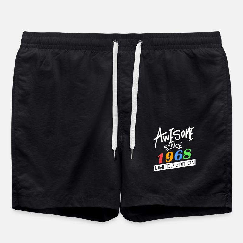 1968 - Badeshorts - Schwarz