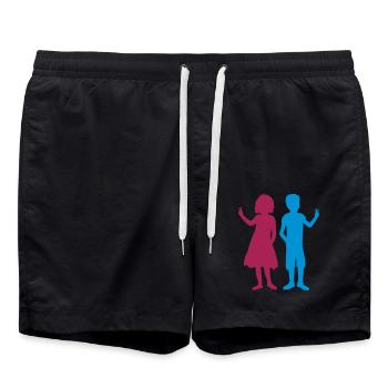 Frère Sœur Frères et sœurs Équipage - Short de bain - noir - Devant - AI Model Male 185 light (185cm)