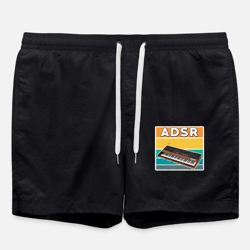 Adsr synthesizer - Badeshorts - Schwarz