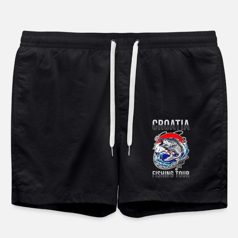 Tour de pêche Croatie - Short de bain - noir