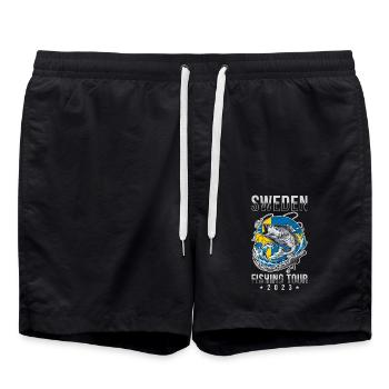 Angel Tour Suède 2023 - Short de bain - noir - Devant - AI Model Male 185 light (185cm)