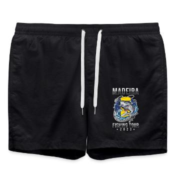Excursion de pêche à Madère 2023 - Short de bain - noir - Devant - AI Model Male 185 light (185cm)