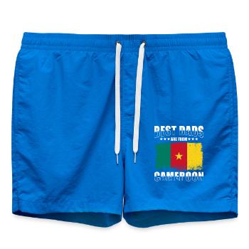 Cameroon Father - Swim Trunks - cobalt blue - Front