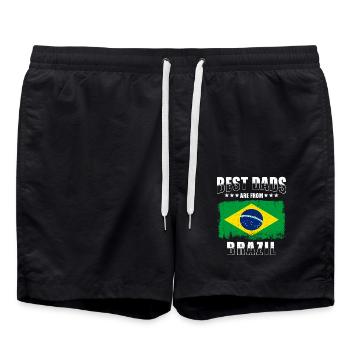 Père brésilien - Short de bain - noir - Devant - AI Model Male 185 light (185cm)