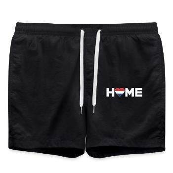 Pays-Bas Accueil Pays-Bas Drapeau - Short de bain - noir - Devant - AI Model Male 185 light (185cm)