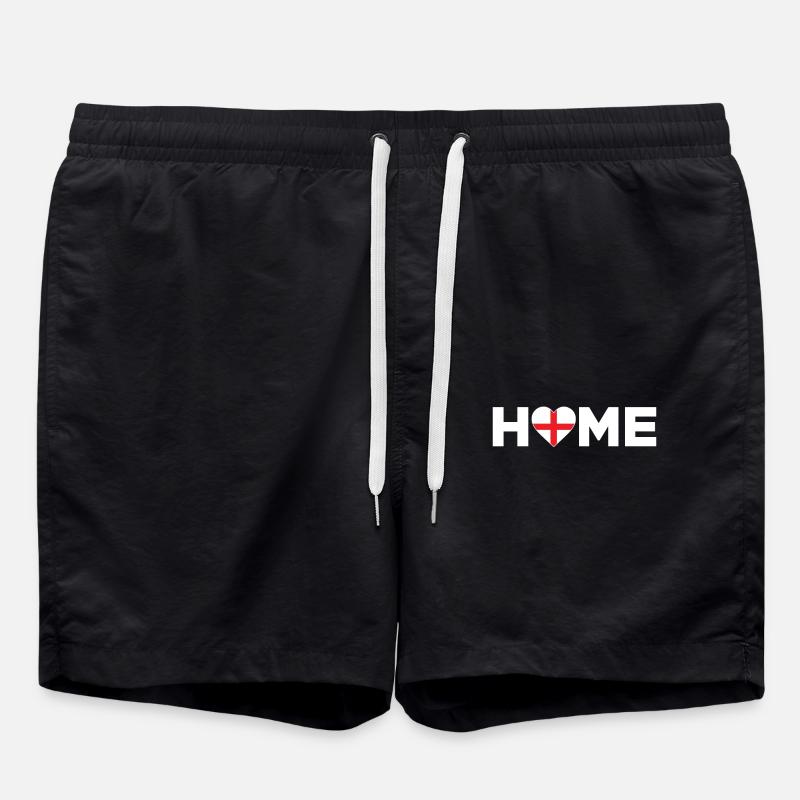 England Home England Flag England Love - Swim Trunks - black