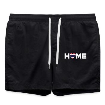 Thaïlande Accueil Thaïlande Drapeau Thaïlande Amour - Short de bain - noir - Devant - AI Model Male 185 light (185cm)