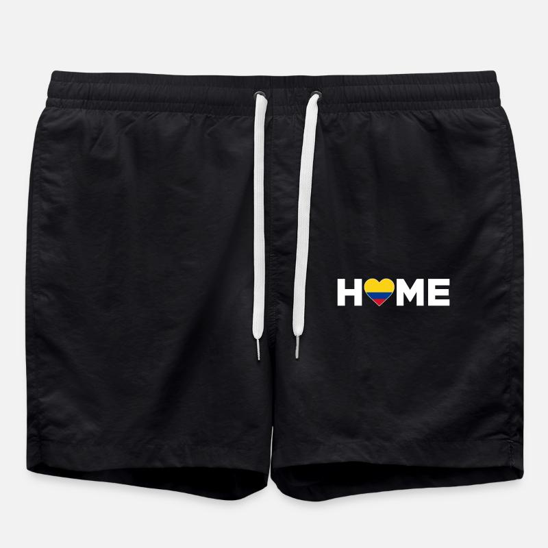 Colombie Patrie Colombie Drapeau - Short de bain - noir
