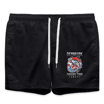 Tour de pêche Danemark 2023 - Short de bain - noir - Devant - AI Model Male 185 light (185cm)