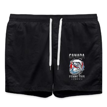 Excursion de pêche Canada 2022 - Short de bain - noir - Devant - AI Model Male 185 light (185cm)