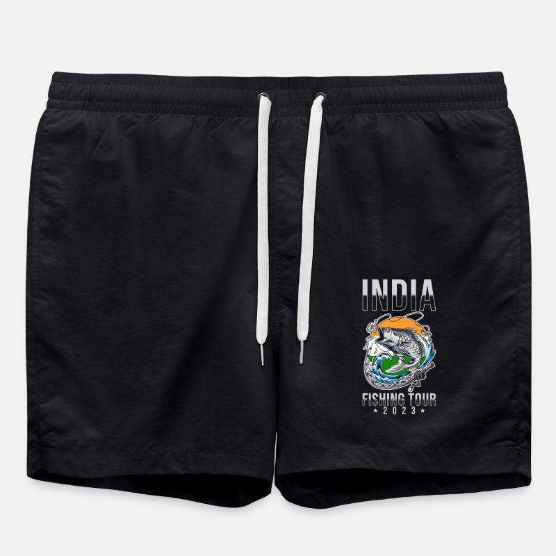 Fishing Tour India 2023 - Swim Trunks - black