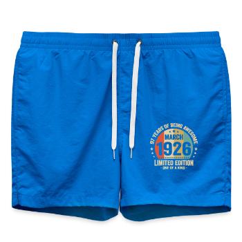 Anniversaire Vintage Idée Cadeau Mars 97 - Short de bain - cobalt blue - Devant