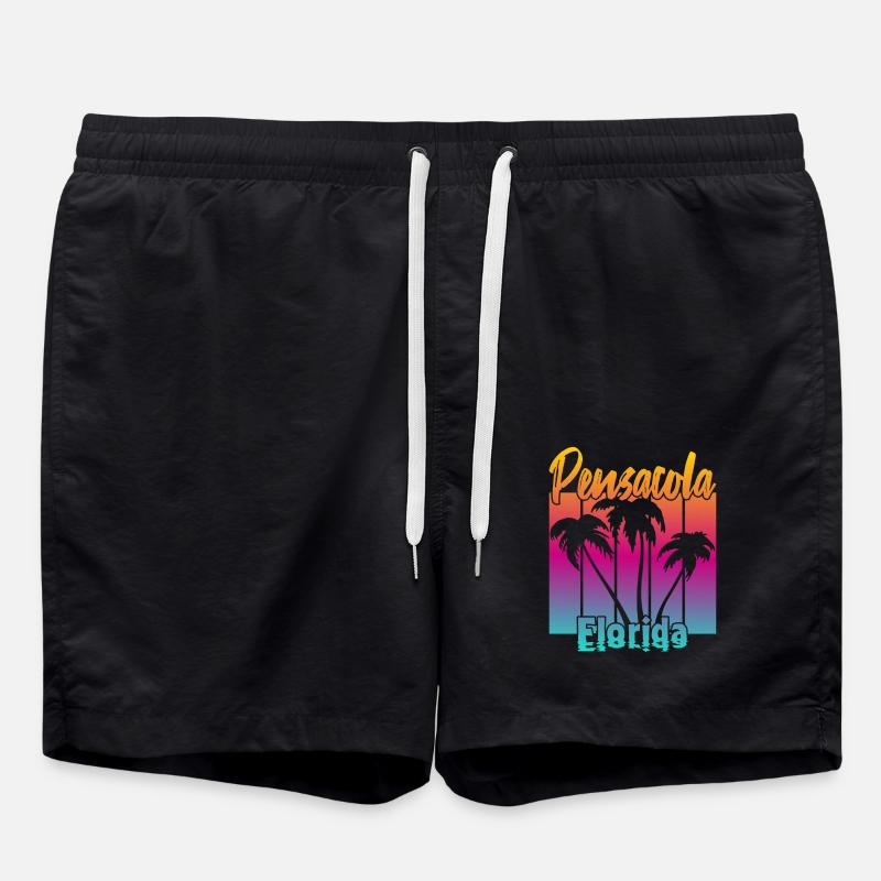 Pensacola Florida - Swim Trunks - black