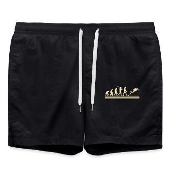 Professional diver development - Swim Trunks - black - Front - AI Model Male 185 light (185cm)