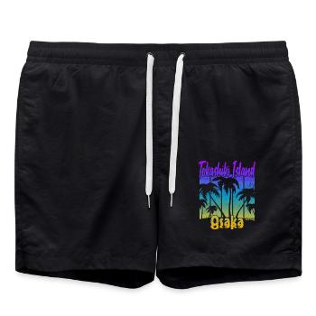Île de Tokashiki Osaka - Short de bain - noir - Devant - AI Model Male 185 light (185cm)