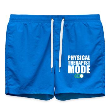 Physiotherapist Mode On - Swim Trunks - cobalt blue - Front
