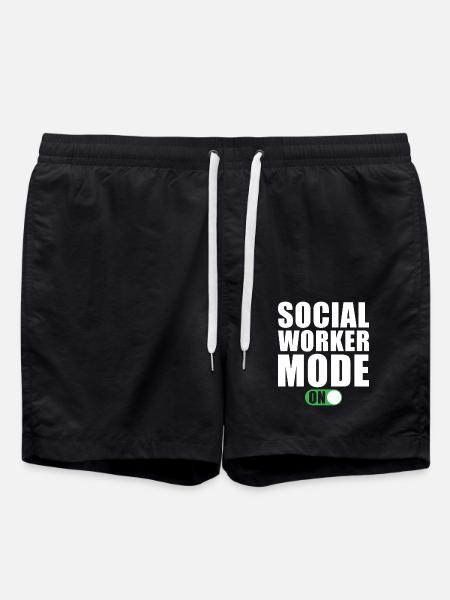 Social worker mode at - Swim Trunks - black