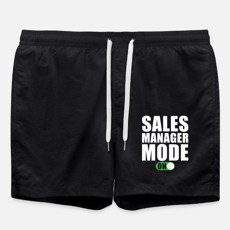 Sales Manager Mode On - Badeshorts - Schwarz