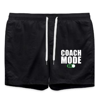 Trainer Mode A Coach - Swim Trunks - black - Front - AI Model Male 185 light (185cm)