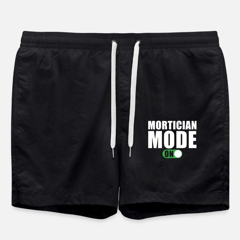 Undertaker Mode On - Swim Trunks - black