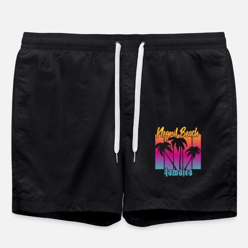 Negril Beach Jamaïque - Short de bain - noir