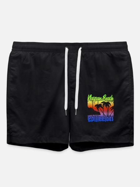 Nacpan Beach Philippines - Badeshorts - Schwarz