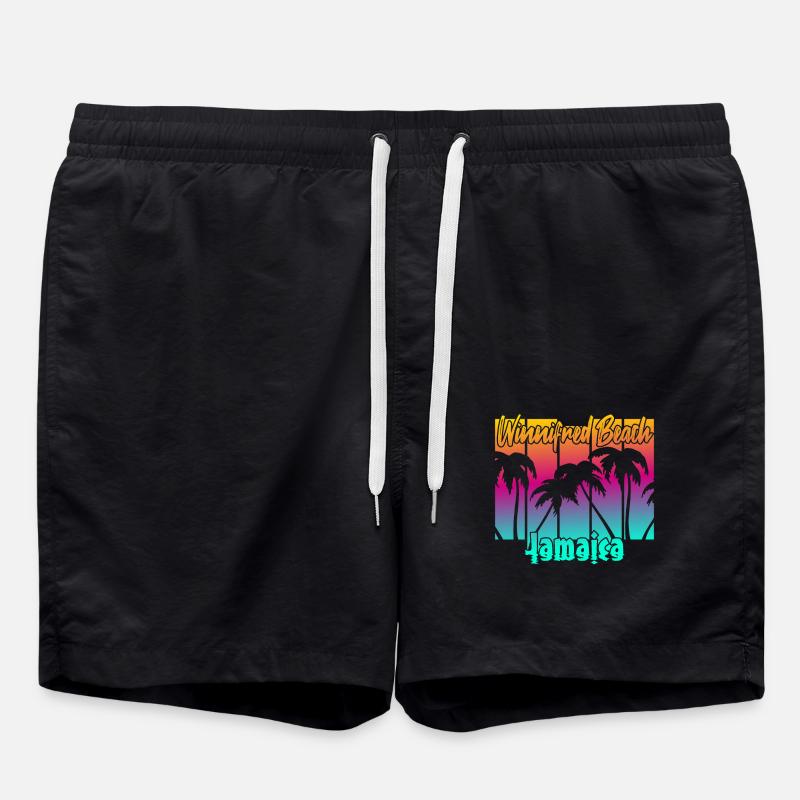Winnifred Beach Jamaica - Swim Trunks - black