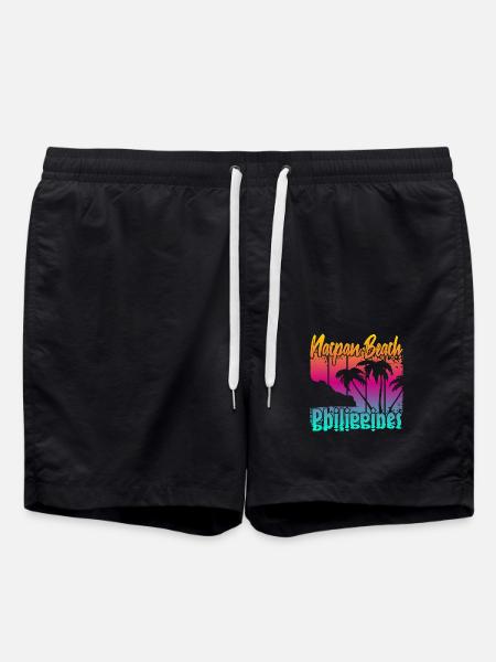 Nacpan Beach Philippines - Badeshorts - Schwarz