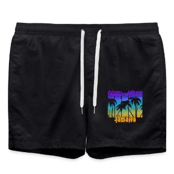 Winnifred Beach Jamaïque - Short de bain - noir - Devant - AI Model Male 185 light (185cm)