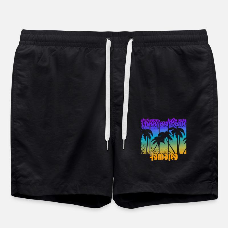 Winnifred Beach Jamaica - Swim Trunks - black