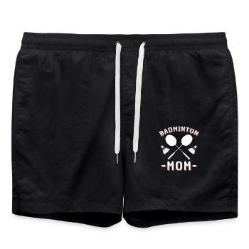 Maman Badminton - Short de bain - noir - Devant - AI Model Male 185 light (185cm)